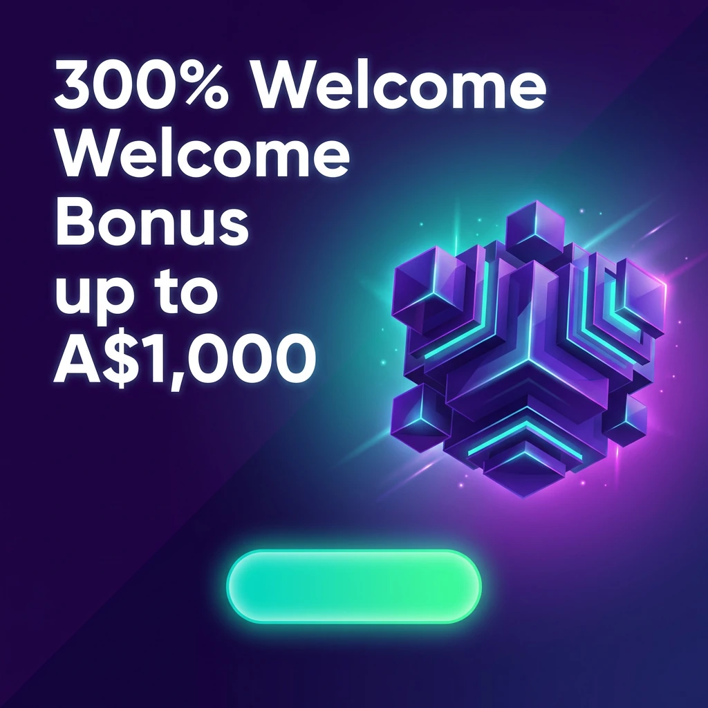 300% Welcome Bonus up to A$1,000